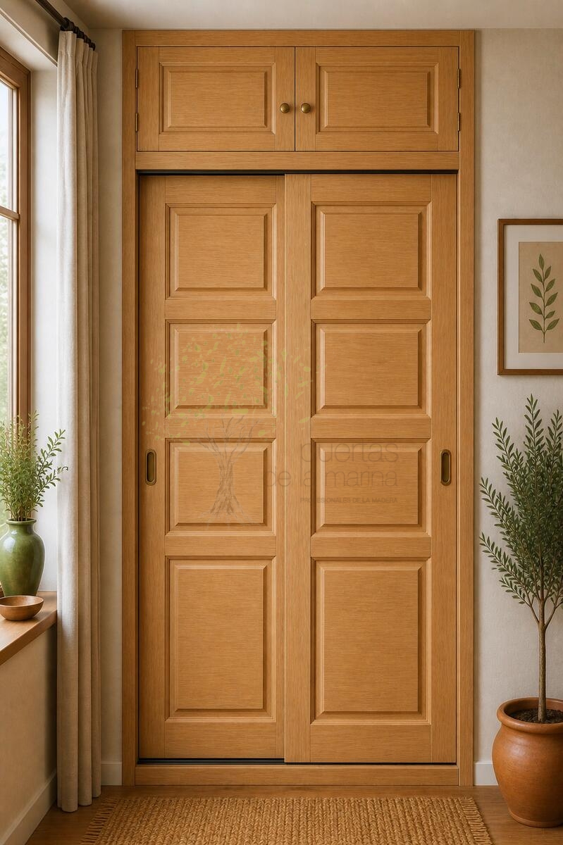 recta4 puerta armario corredero de 4 cuadros