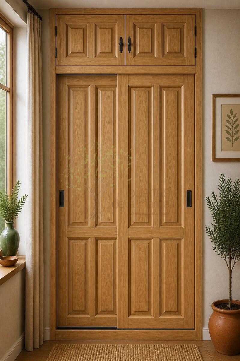 puerta armario corredera red 049 rústica