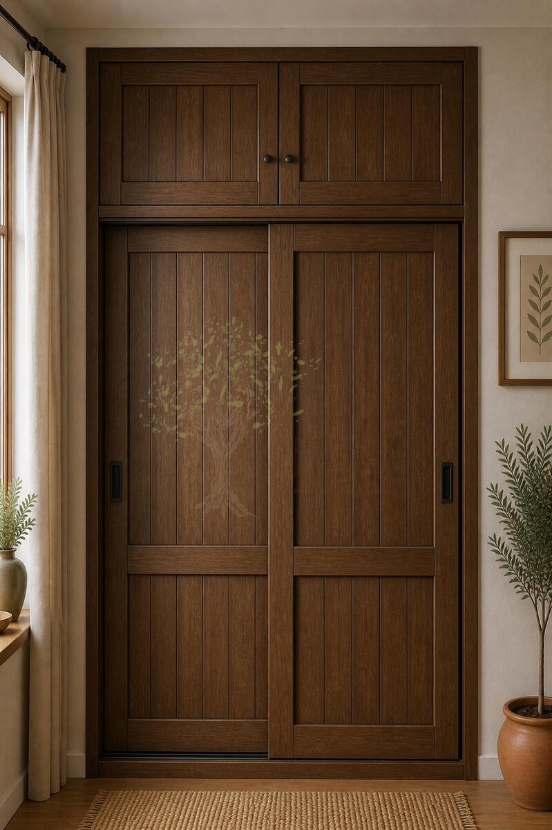 puertas correderas para armarios rústicos versión cuenca