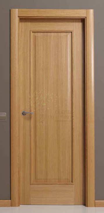 puerta interior moderna Acabado haya vaporizada