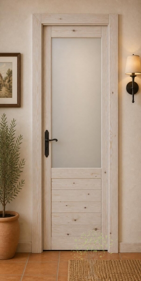 puerta de interior de madera