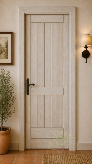 puerta interior madera maciza