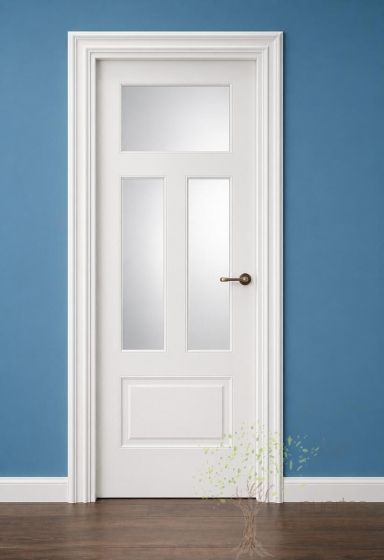 Puerta lacada blanca modelo UR-140-3VX