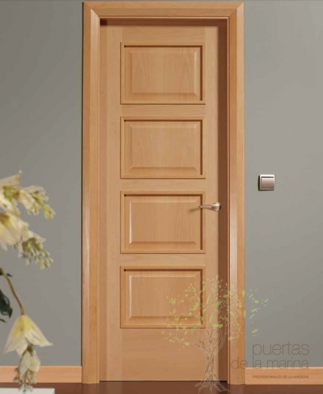 Puerta interior Acabado haya vaporizada