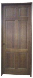 puerta interior castellana de 6 cuadros