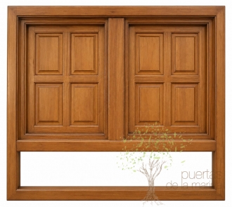 ref 062 ventana perfil europeo iroko