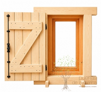 ventana contraventanas zeta vista abierta