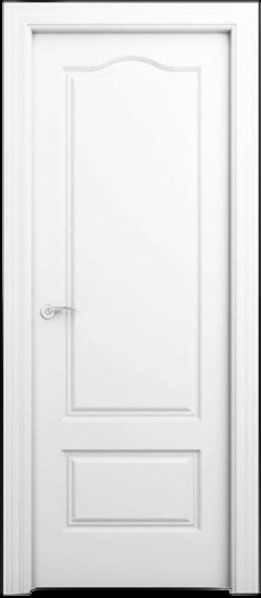 puerta de interior lacada en blanco 2 plafones